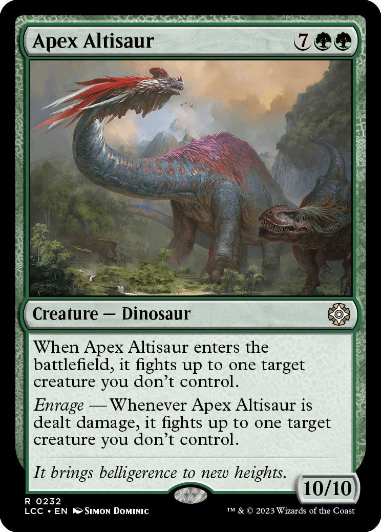 Apex Altisaur – Commander: The Lost Caverns of Ixalan (Magic: The Gathering)