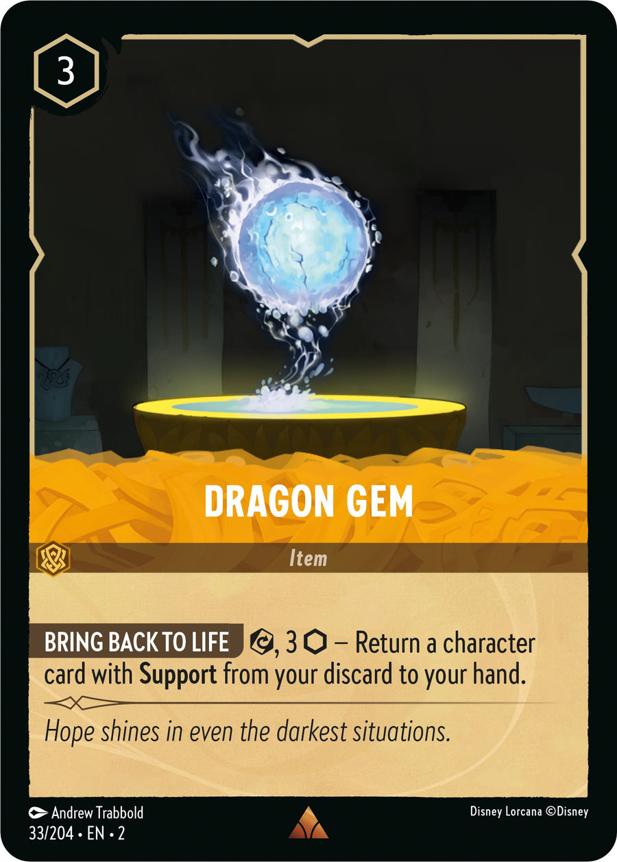 Dragon Gem – Rise of the Floodborn (Disney Lorcana)