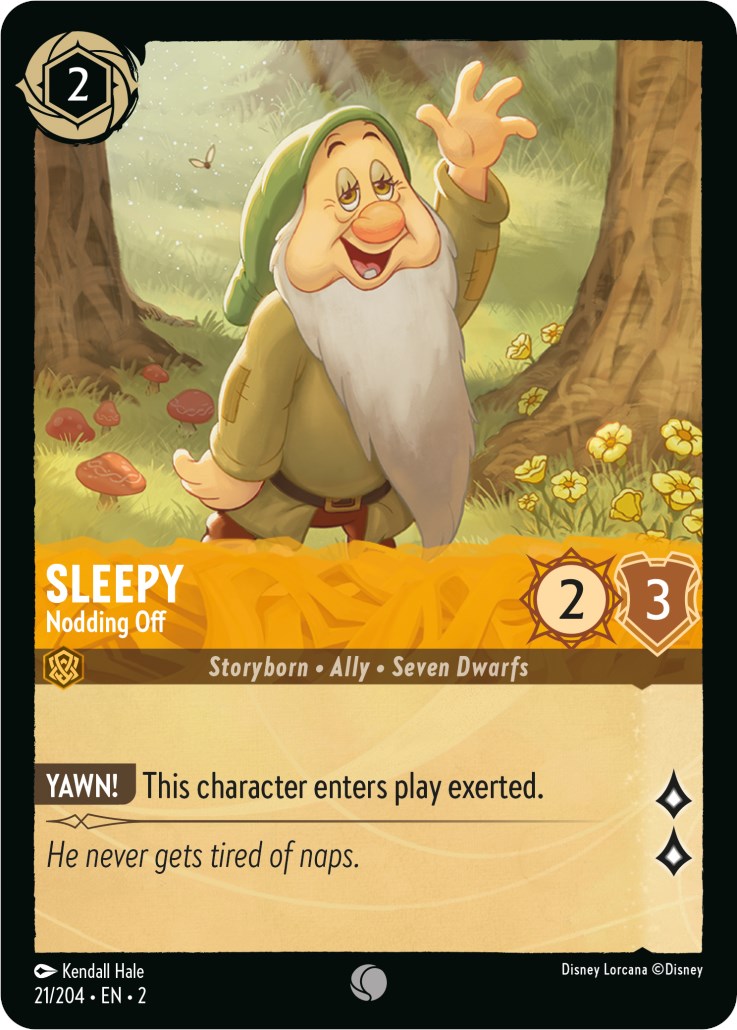 Sleepy - Nodding Off – Rise of the Floodborn (Disney Lorcana)