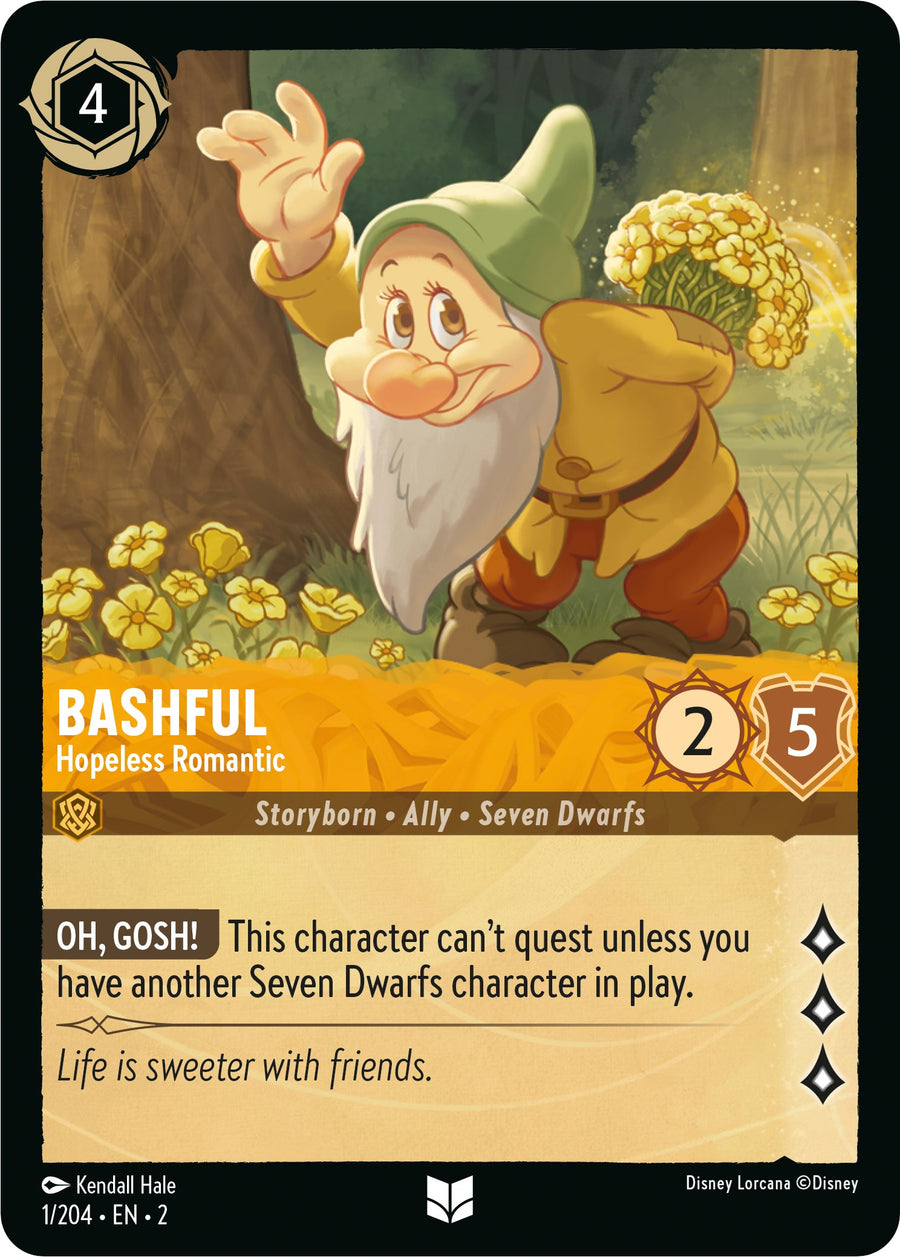 Bashful - Hopeless Romantic – Rise of the Floodborn (Disney Lorcana)