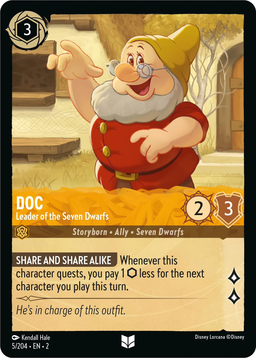 Doc - Leader of the Seven Dwarfs – Rise of the Floodborn (Disney Lorcana)