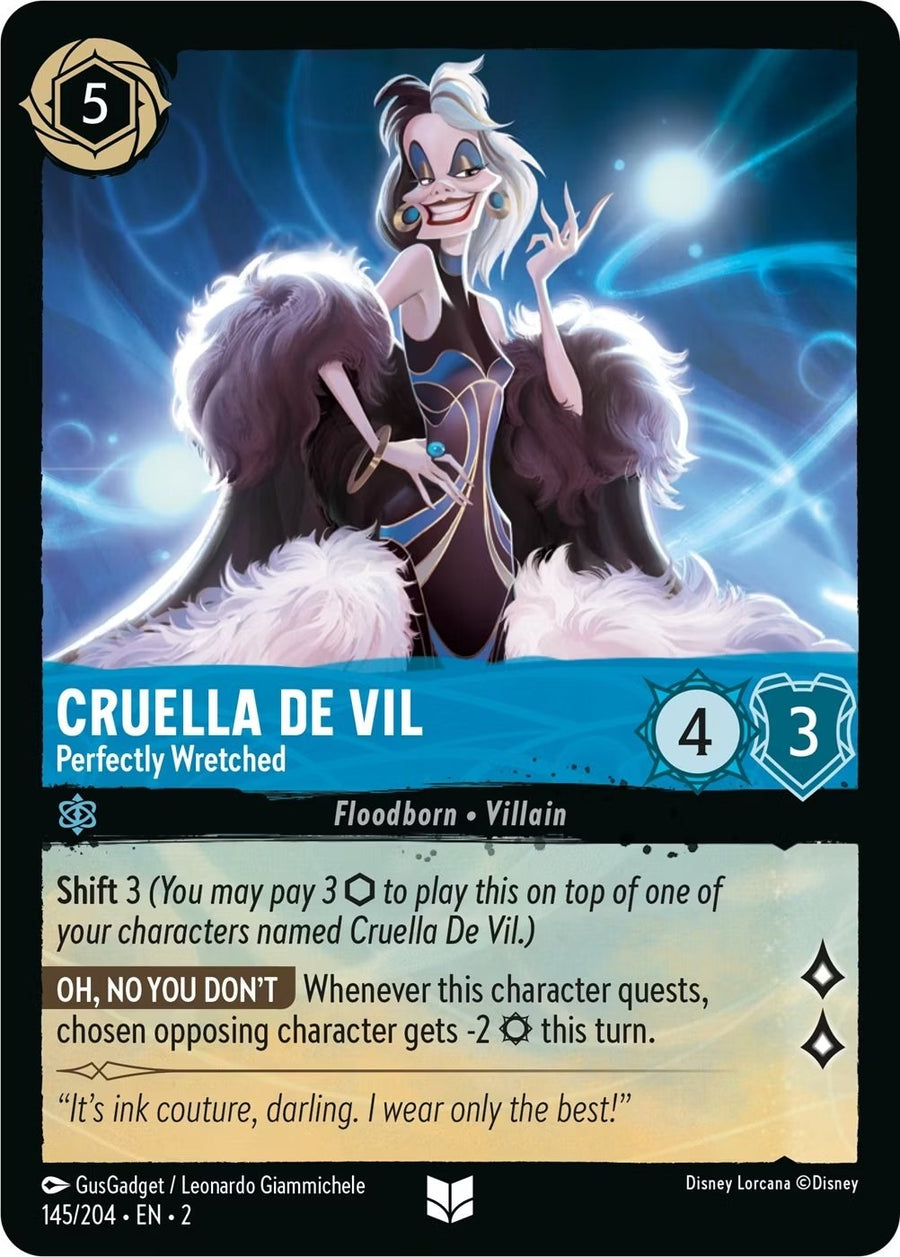 Cruella De Vil - Perfectly Wretched – Rise of the Floodborn (Disney Lorcana)