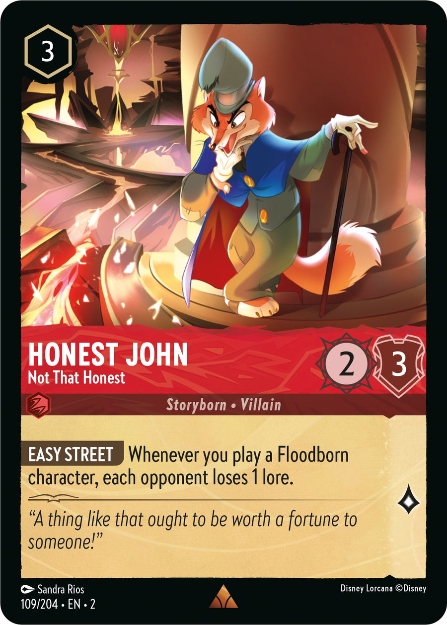 Honest John - Not That Honest – Rise of the Floodborn (Disney Lorcana)