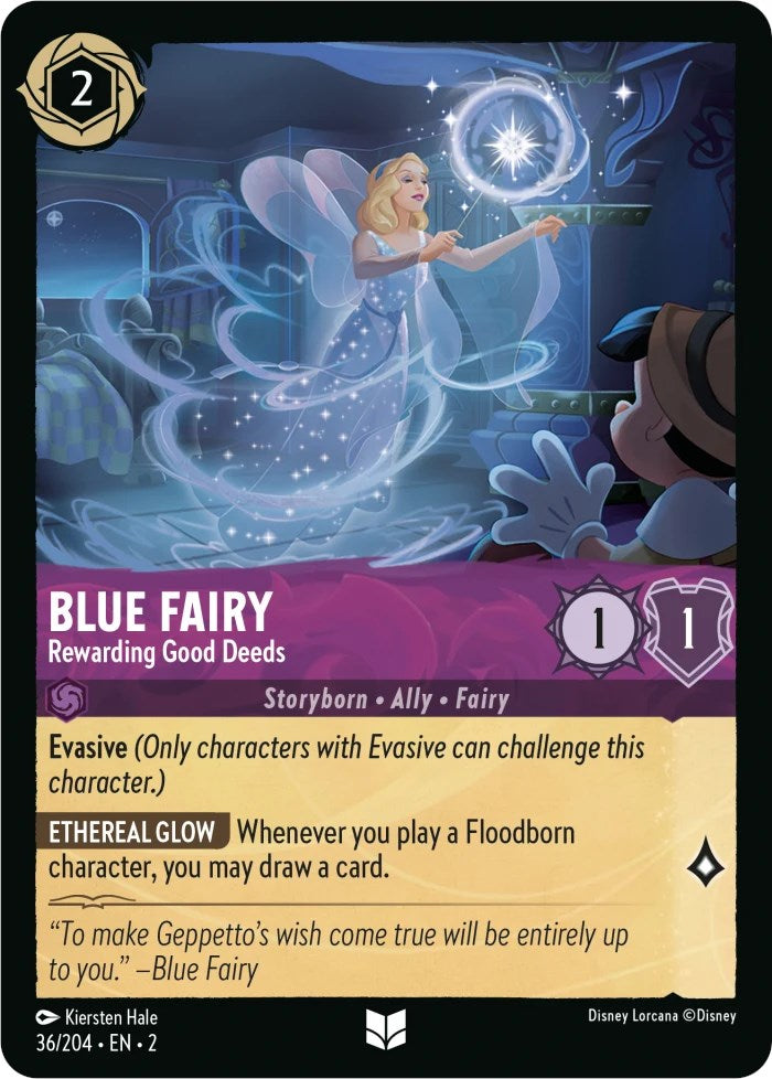 Blue Fairy - Rewarding Good Deeds – Rise of the Floodborn (Disney Lorcana)
