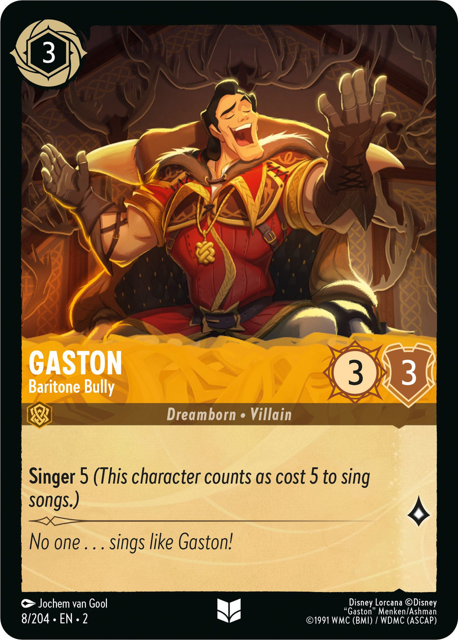 Gaston - Baritone Bully – Rise of the Floodborn (Disney Lorcana)