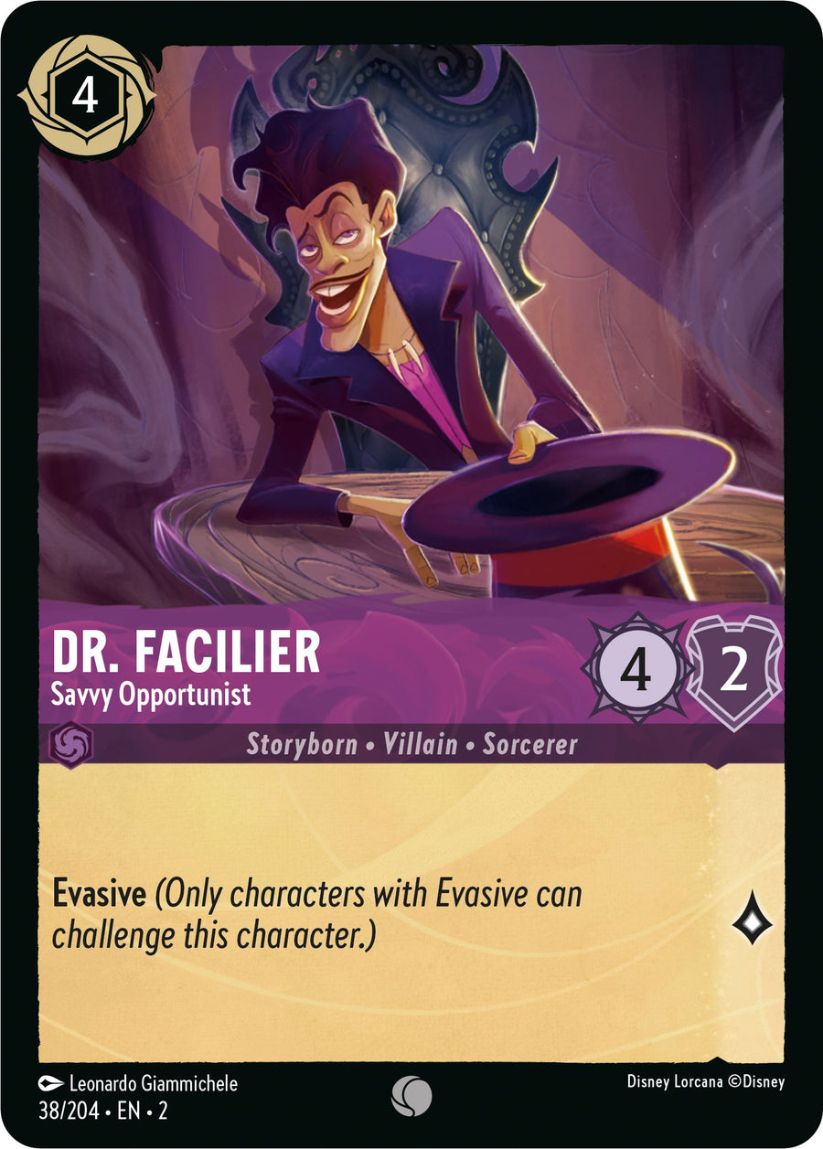 Dr. Facilier - Savvy Opportunist – Rise of the Floodborn (Disney Lorcana)