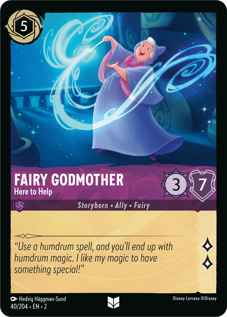 Fairy Godmother - Here to Help – Rise of the Floodborn (Disney Lorcana)