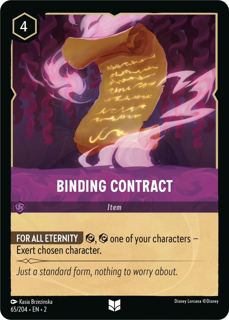 Binding Contract – Rise of the Floodborn (Disney Lorcana)