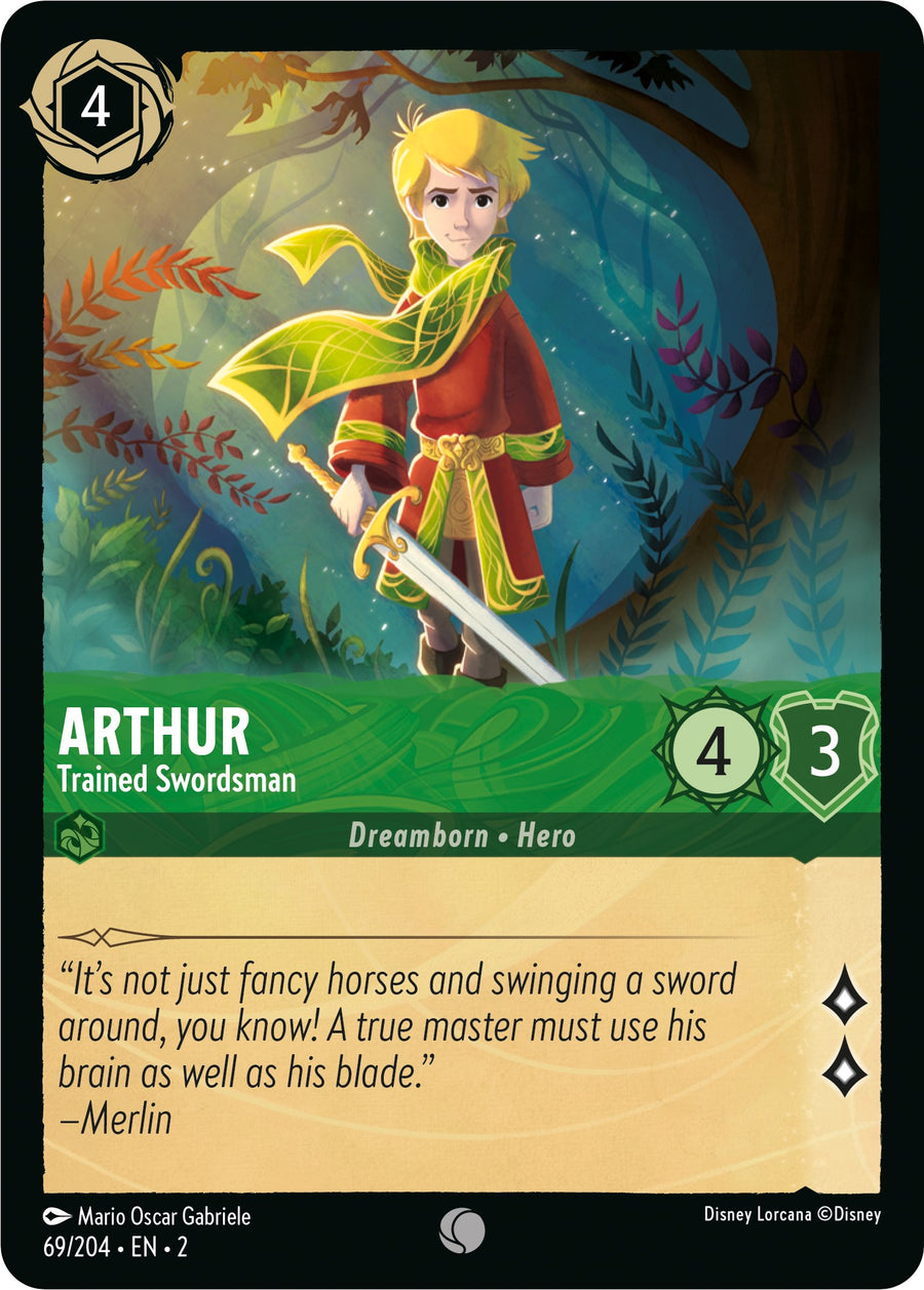 Arthur - Trained Swordsman – Rise of the Floodborn (Disney Lorcana)