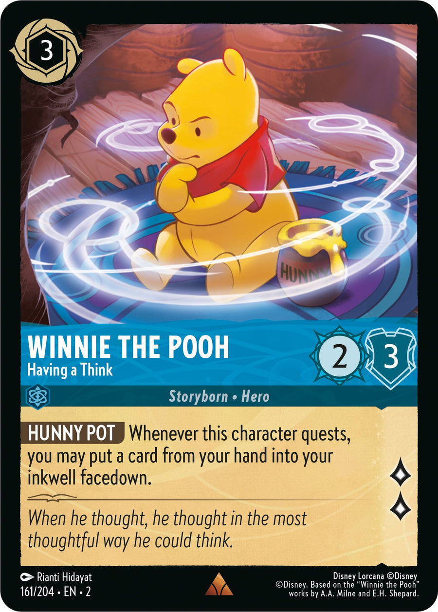 Winnie the Pooh - Having a Think – Rise of the Floodborn (Disney Lorcana)