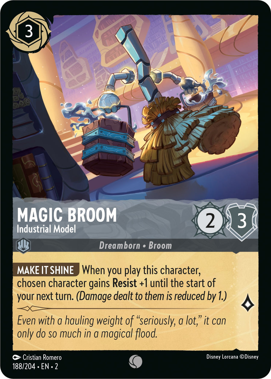 Magic Broom - Industrial Model – Rise of the Floodborn (Disney Lorcana)