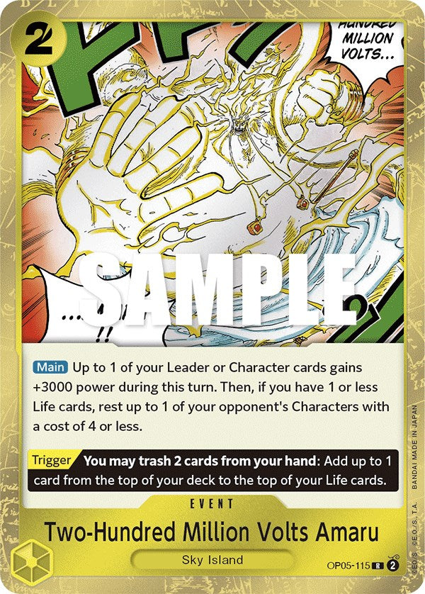 Two-Hundred Million Volts Amaru – Awakening of the New Era (One Piece Card Game)