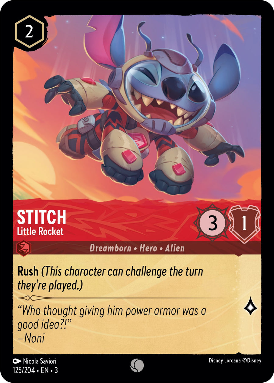 Stitch - Little Rocket – Into the Inklands (Disney Lorcana)