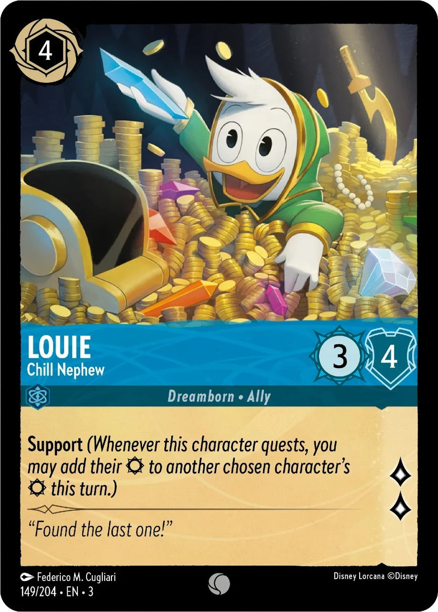 Louie - Chill Nephew – Into the Inklands (Disney Lorcana)