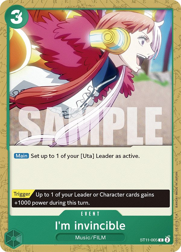 I'm invincible – ST-11: Starter Deck 11 Uta (One Piece Card Game)