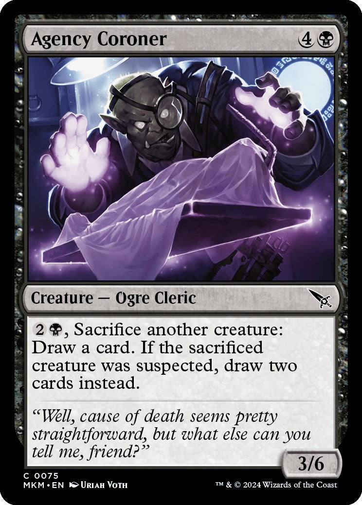 Agency Coroner – Murders at Karlov Manor (Magic: The Gathering)