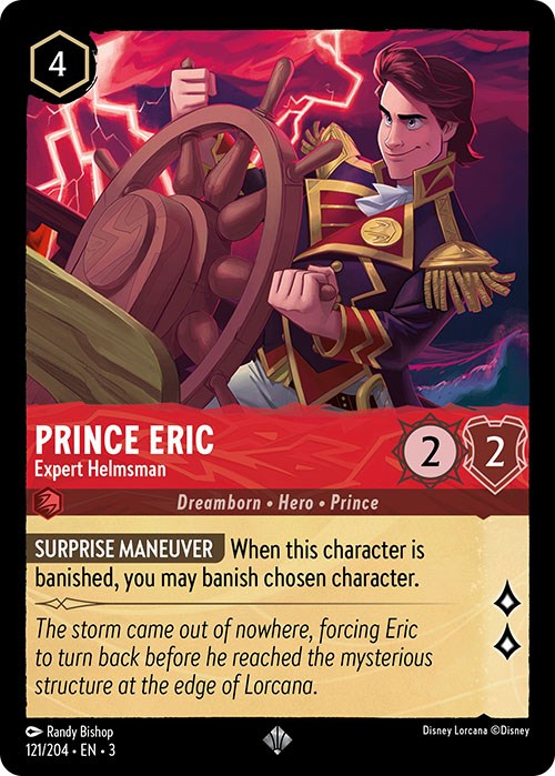 Prince Eric - Expert Helmsman – Into the Inklands (Disney Lorcana)