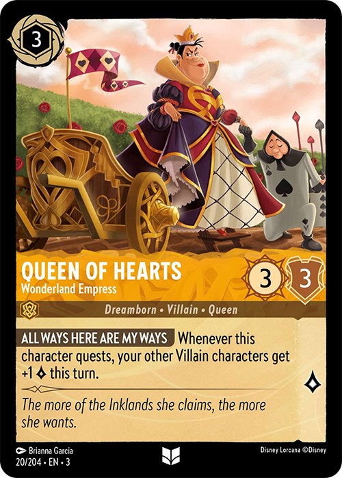 Queen of Hearts - Wonderland Empress – Into the Inklands (Disney Lorcana)