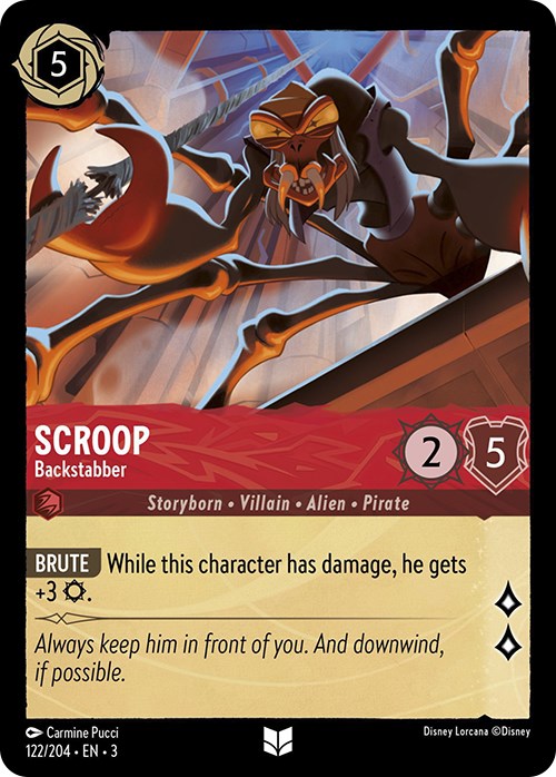 Scroop - Backstabber – Into the Inklands (Disney Lorcana)