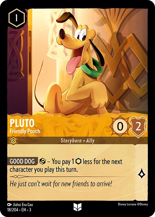Pluto - Friendly Pooch – Into the Inklands (Disney Lorcana)