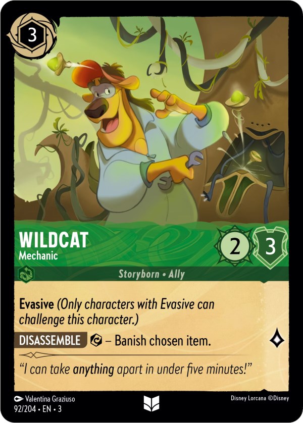 Wildcat - Mechanic – Into the Inklands (Disney Lorcana)