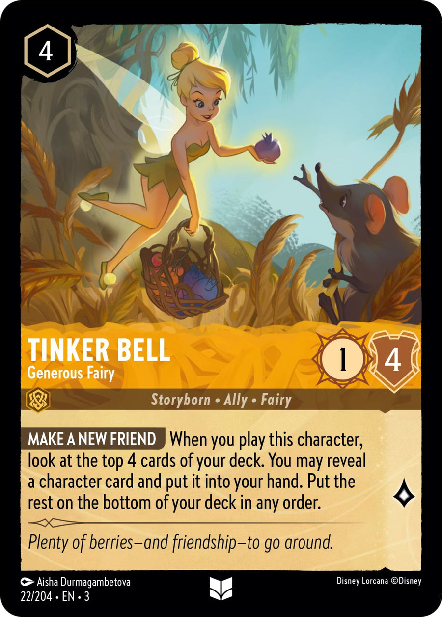 Tinker Bell - Generous Fairy – Into the Inklands (Disney Lorcana)
