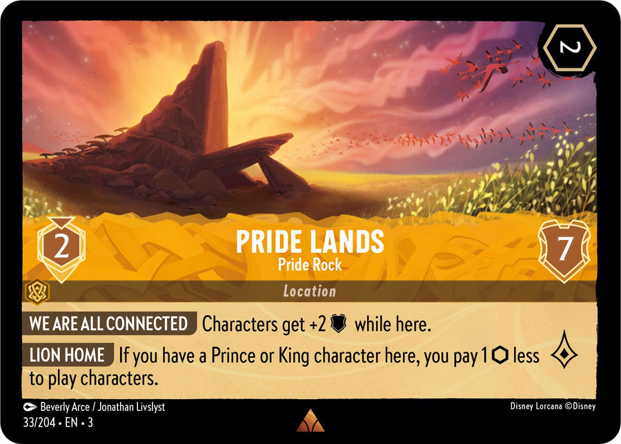 Pride Lands - Pride Rock – Into the Inklands (Disney Lorcana)