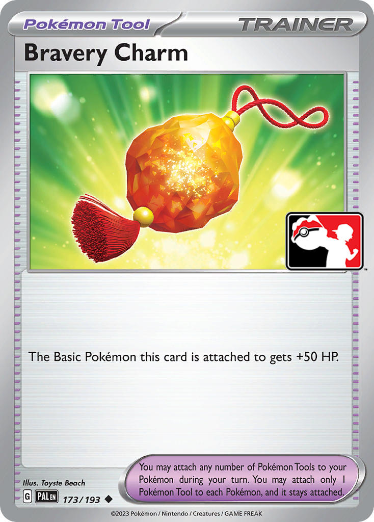 Bravery Charm - 173/193 – Prize Pack Series Cards (Pokemon)