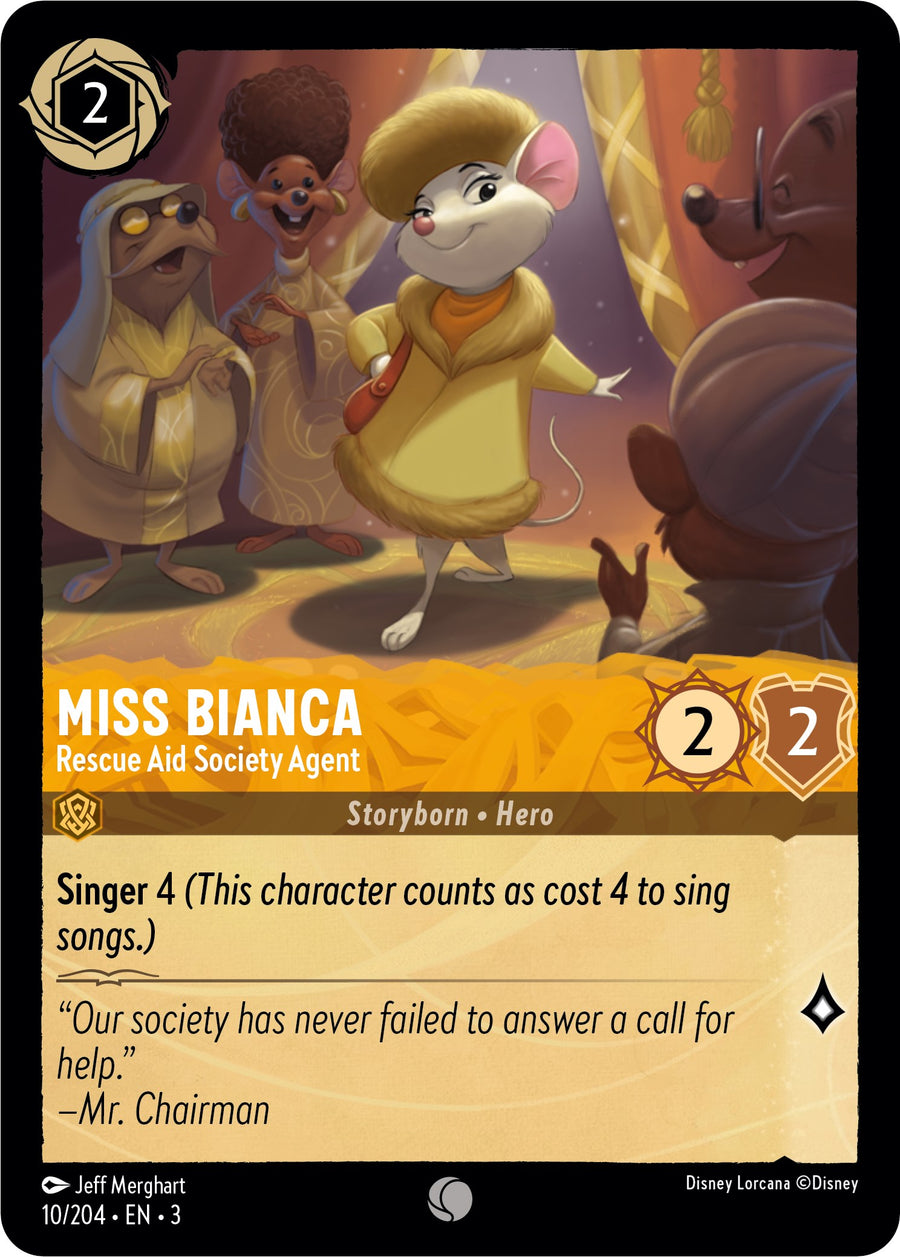 Miss Bianca - Rescue Aid Society Agent – Into the Inklands (Disney Lorcana)