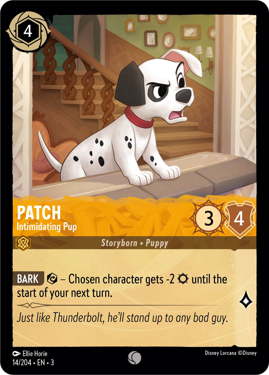 Patch - Intimidating Pup – Into the Inklands (Disney Lorcana)