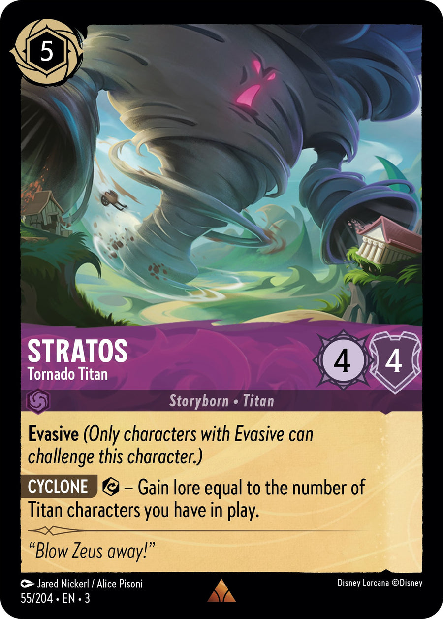Stratos - Tornado Titan – Into the Inklands (Disney Lorcana)