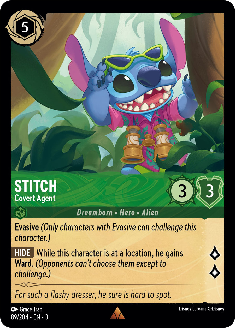 Stitch - Covert Agent – Into the Inklands (Disney Lorcana)