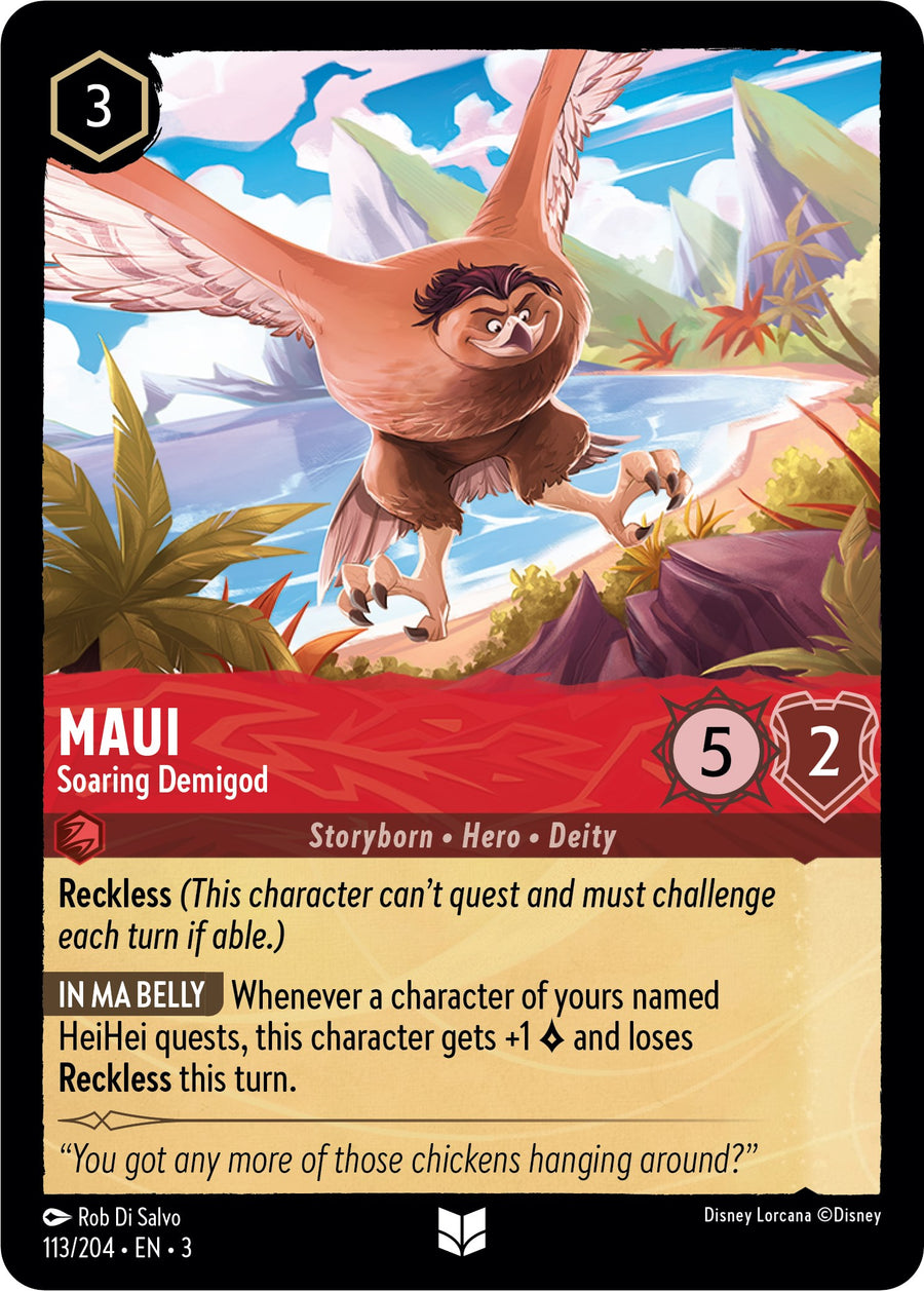Maui - Soaring Demigod – Into the Inklands (Disney Lorcana)