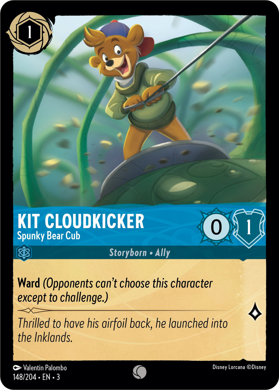 Kit Cloudkicker - Spunky Bear Cub – Into the Inklands (Disney Lorcana)
