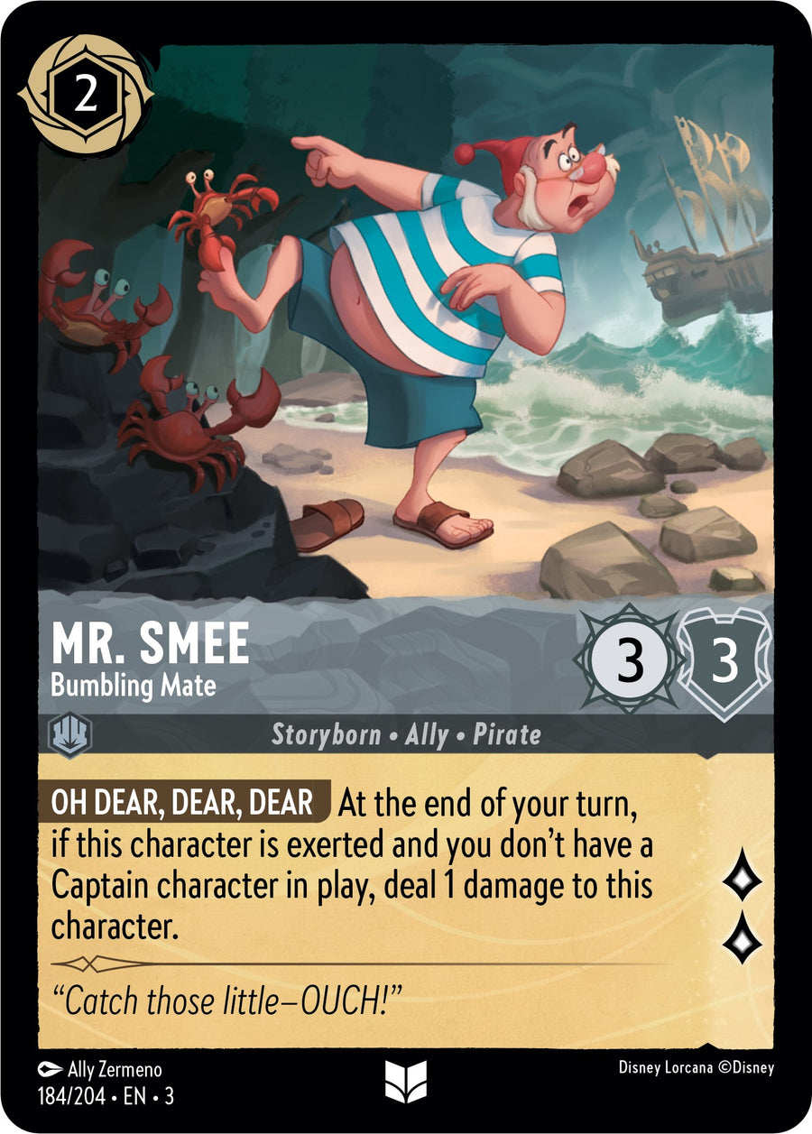 Mr. Smee - Bumbling Mate – Into the Inklands (Disney Lorcana)