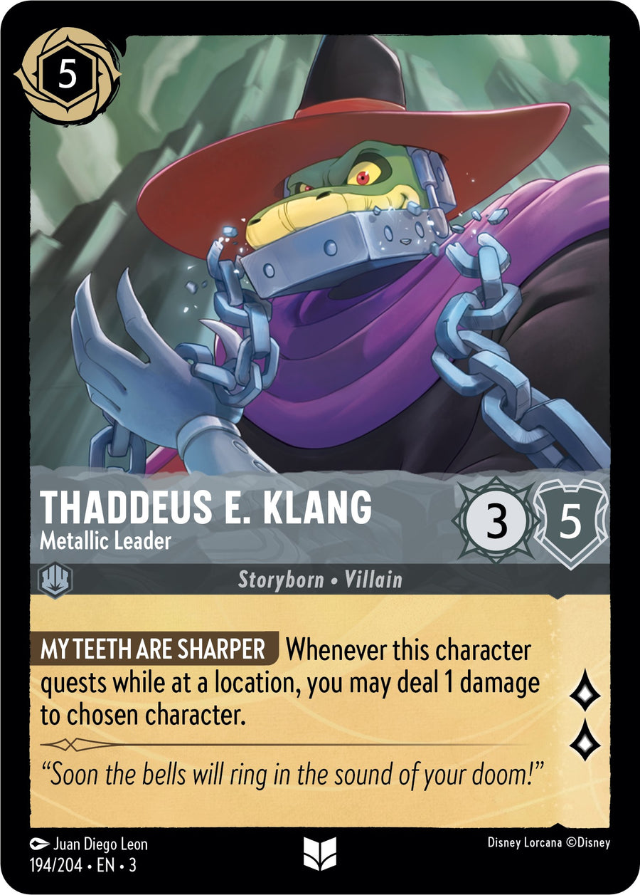 Thaddeus E. Klang - Metallic Leader – Into the Inklands (Disney Lorcana)