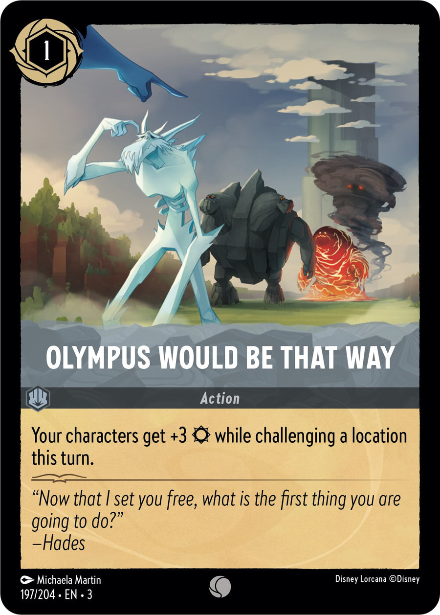 Olympus Would Be That Way – Into the Inklands (Disney Lorcana)