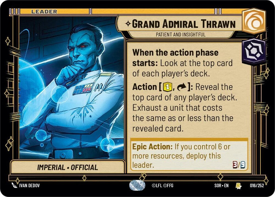 Grand Admiral Thrawn - Patient and Insightful – Spark of Rebellion (Star Wars: Unlimited)