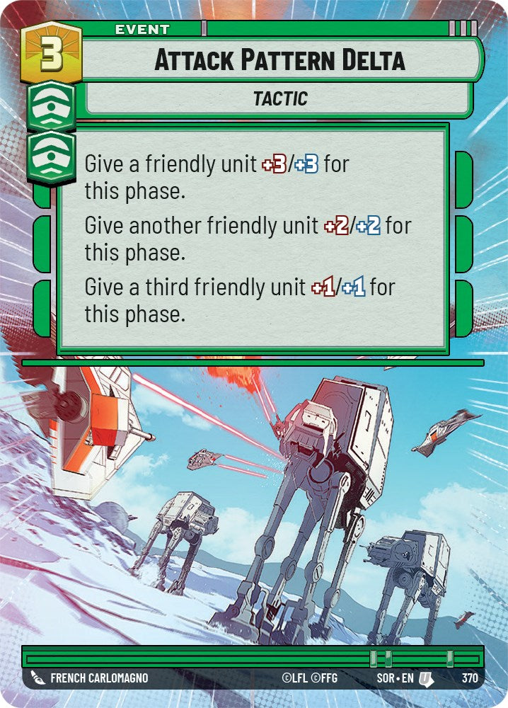 Attack Pattern Delta (Hyperspace) – Spark of Rebellion (Star Wars: Unlimited)