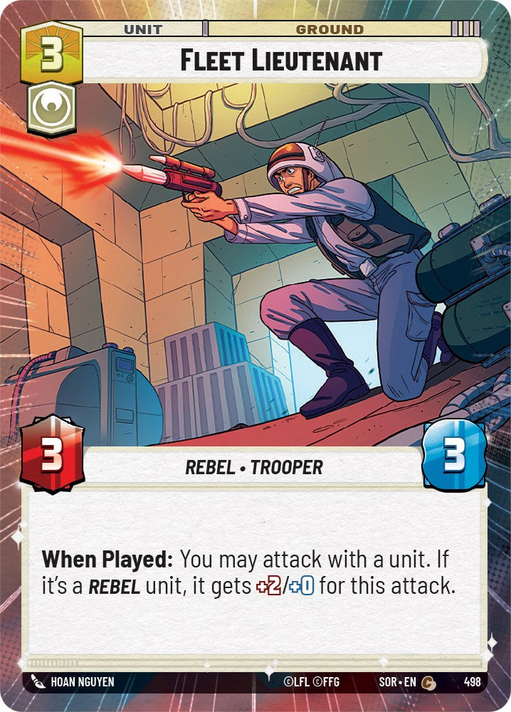 Fleet Lieutenant (Hyperspace) – Spark of Rebellion (Star Wars: Unlimited)