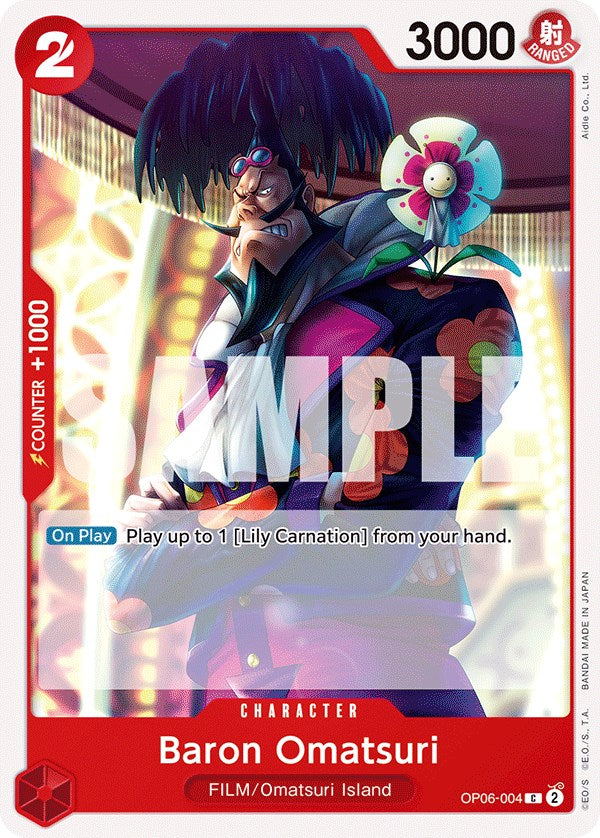 Baron Omatsuri – Wings of the Captain (One Piece Card Game)
