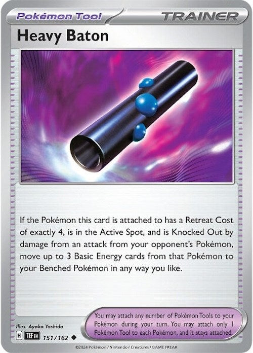 Heavy Baton – SV05: Temporal Forces (Pokemon)