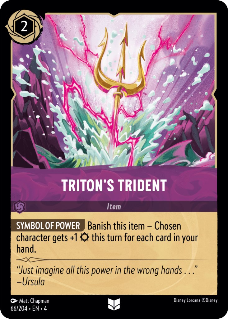 Triton's Trident – Ursula's Return (Disney Lorcana)