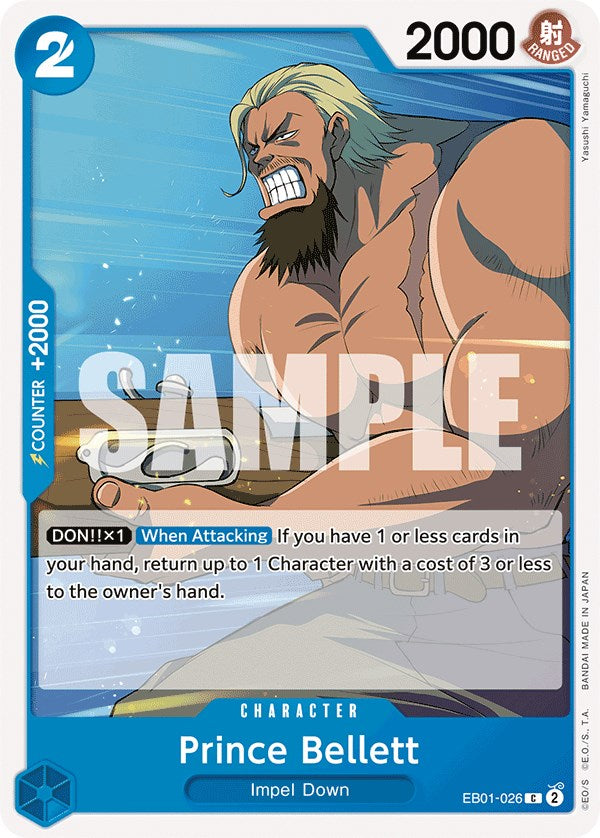 Prince Bellett – Extra Booster: Memorial Collection (One Piece Card Game)