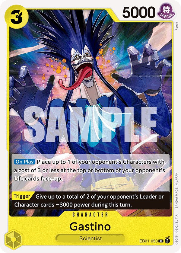 Gastino – Extra Booster: Memorial Collection (One Piece Card Game)