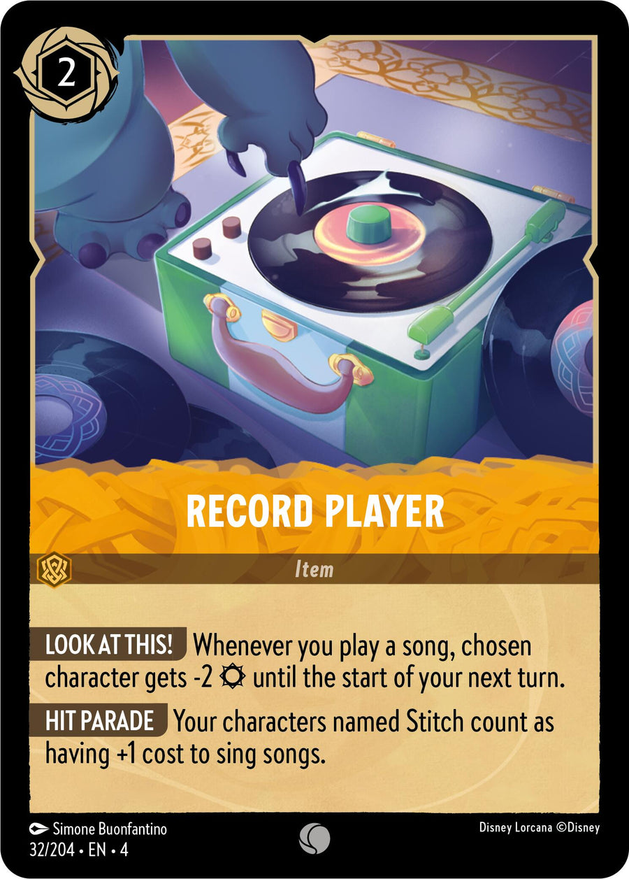 Record Player – Ursula's Return (Disney Lorcana)