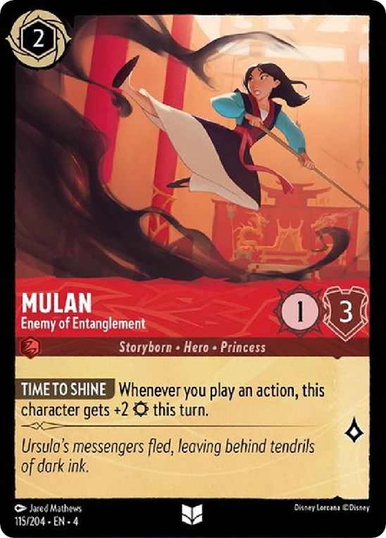 Mulan - Enemy of Entanglement – Ursula's Return (Disney Lorcana)