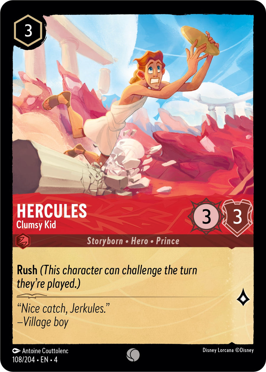 Hercules - Clumsy Kid – Ursula's Return (Disney Lorcana)