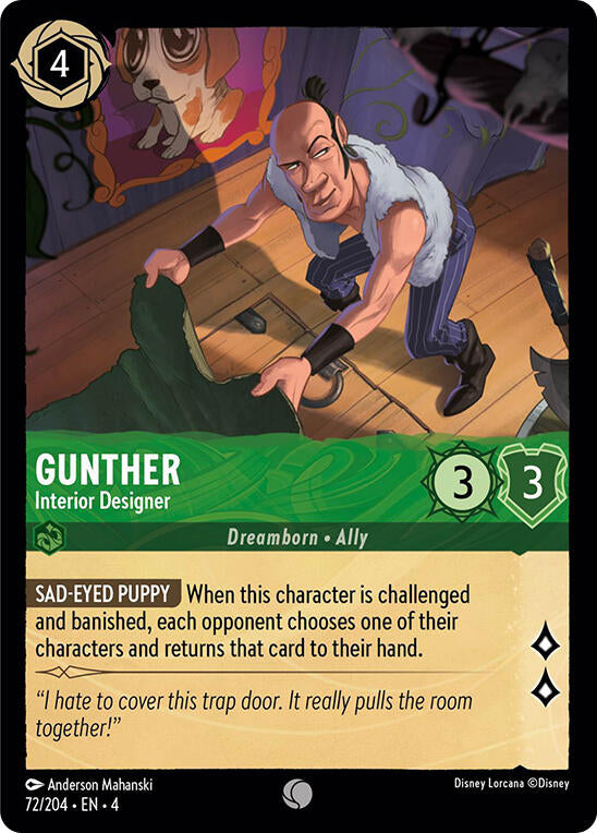 Gunther - Interior Designer – Ursula's Return (Disney Lorcana)