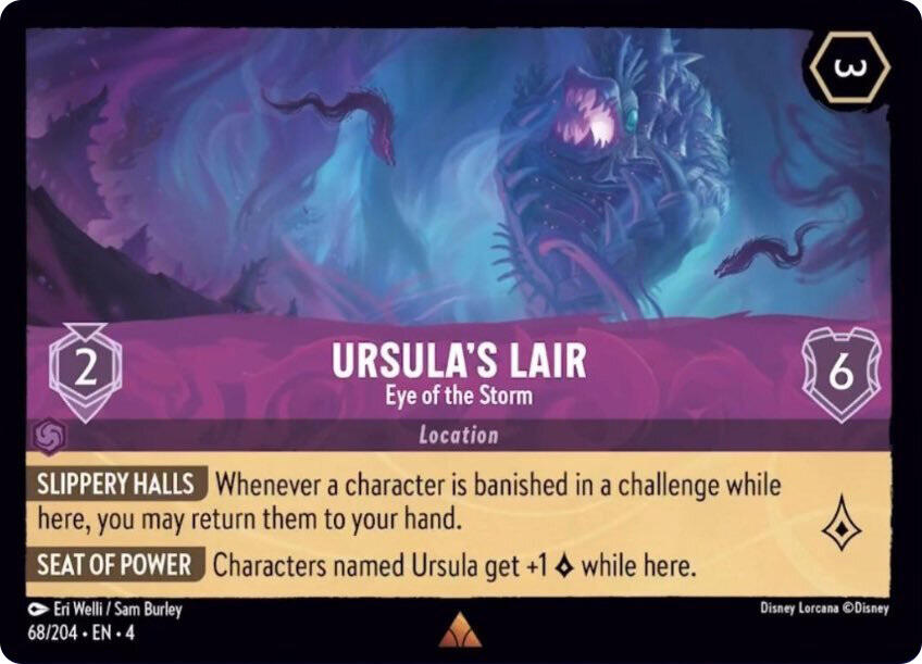 Ursula's Lair - Eye of the Storm – Ursula's Return (Disney Lorcana)